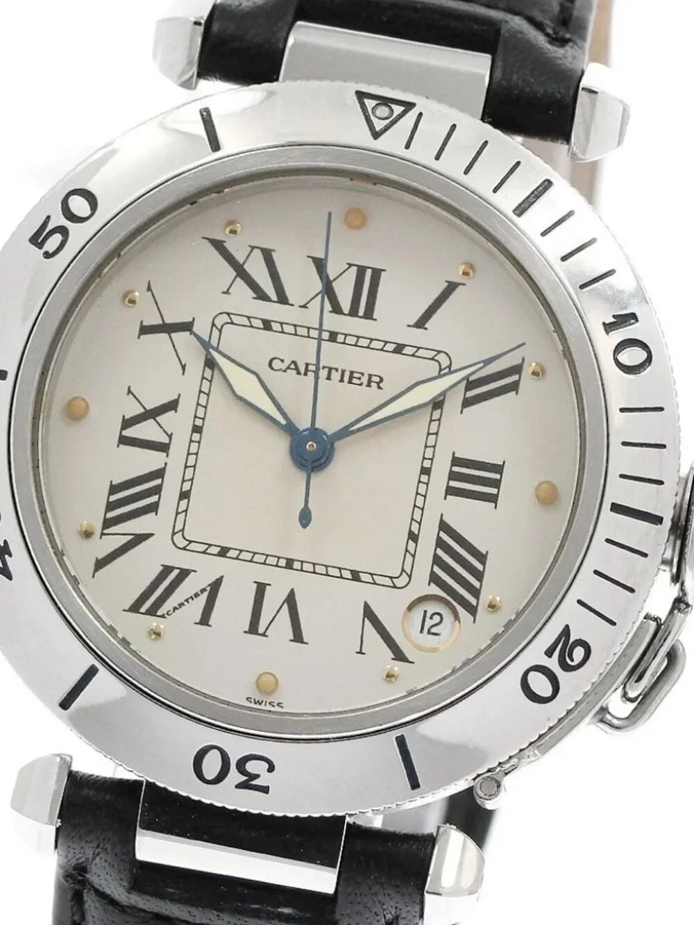 CARTIER Pasha C W3100255 Date beige Dial Automatic Men's Watch_962747
